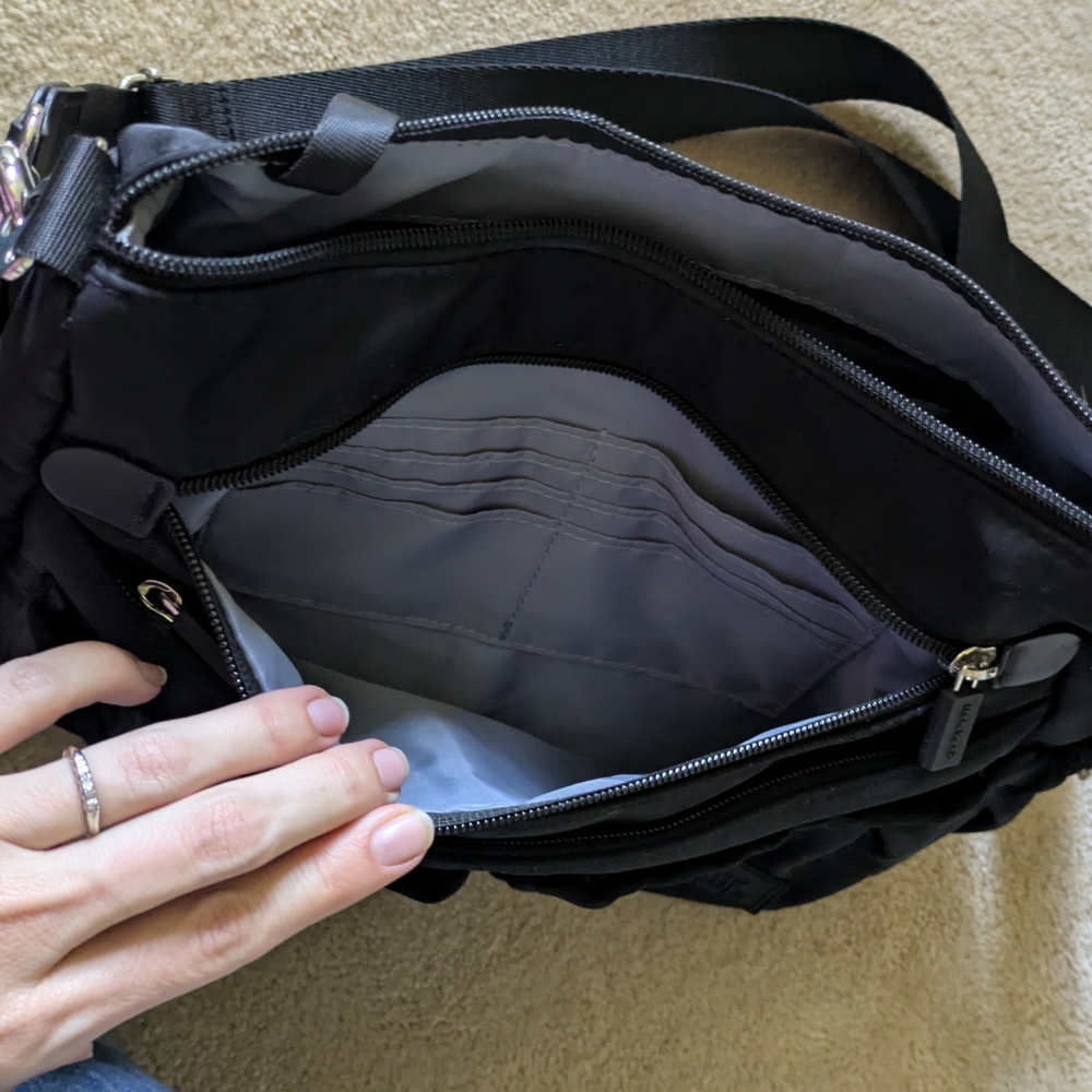 IHKWIP Black Crossbody Bag NWOT - Picture 5 of 8